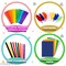 Arts and Crafts Supplies - Christmas Gifts for Kids, Girls, Crafts for Girls 4, 5, 6, 7, 8, 9 Years Old with Glitter Glue Stick, Pipe Cleaners Craft & Craft Tools, School Learning Activities